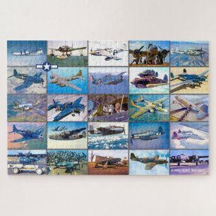PUZZLE AERONAVES DE COMBATE DE LOS EE.UU. - "MONTAJE" DE