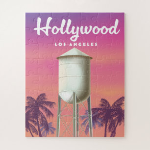 Puzzle Afiche de Hollywood Los Angeles Travel