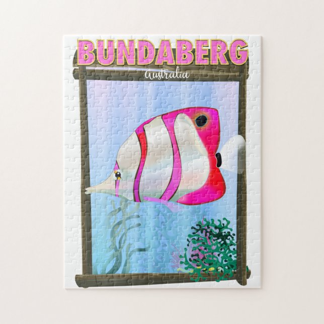 Puzzle Afiche de viaje de Bundaberg Australia (Vertical)