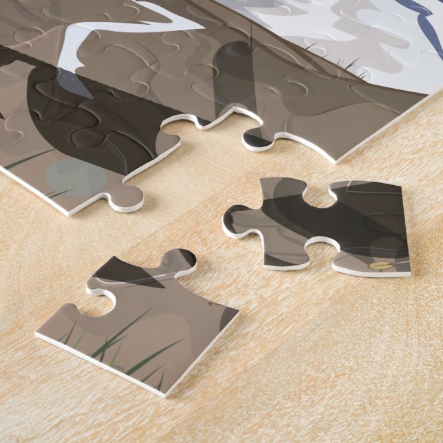 Puzzle Afiche de viaje de las banderas de oración del Him (Lado)