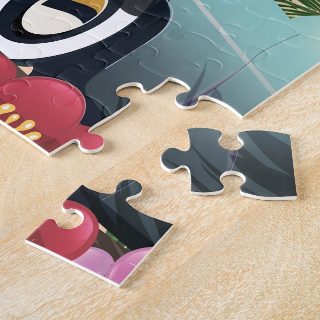 Puzzle Afiche de viaje de Tijuana Baja California en Méxi (Lado)