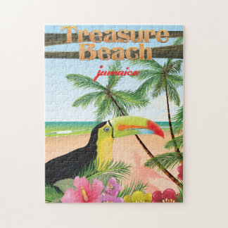 Puzzle Afiche de viaje del Treasure Beach Jamaica