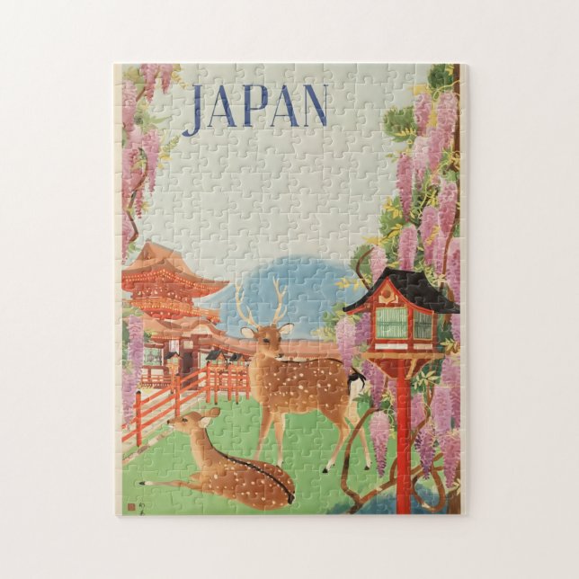Puzzle Afiche de viaje japonés de la época 1930 (Vertical)