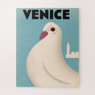 Puzzle Afiche de viajes al estilo veneciano