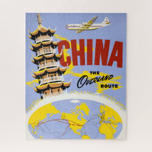 Puzzle Afiche De Viajes Para Northwest Orient Airlines