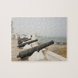 Puzzle África, África Occidental, Ghana, Elmina. Cañones 