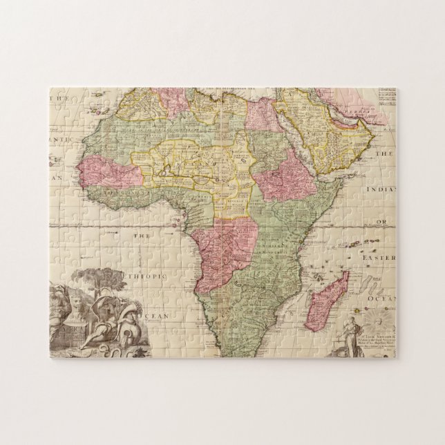 Puzzle África circa 1725 (Horizontal)