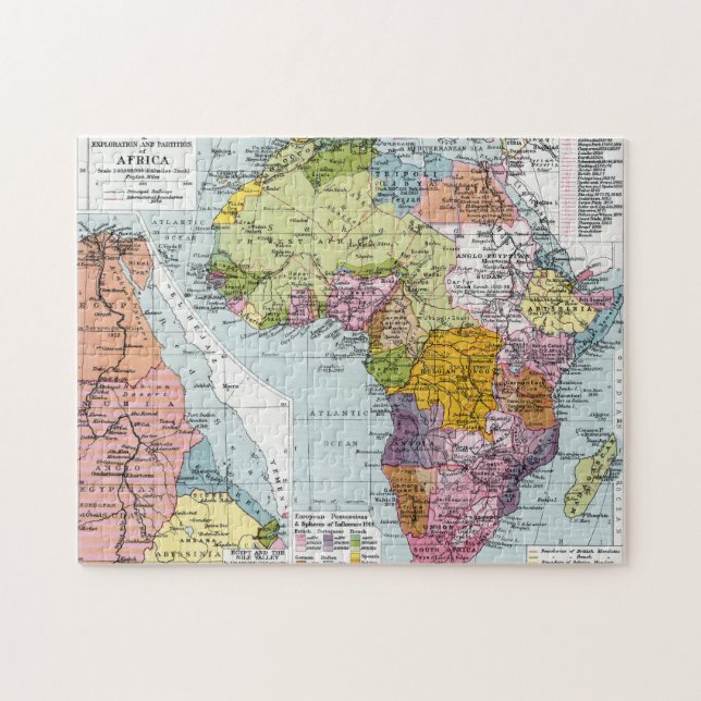 PUZZLE ÁFRICA DIVIDIDA, 1914 (Horizontal)
