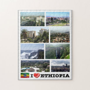 Puzzle Africa - Ethiopia - I Love -