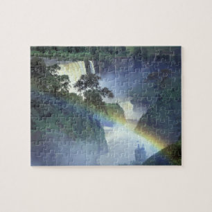 Puzzle África, Etiopía, río Nilo Azul, catarata.