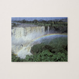 Puzzle África, Etiopía, río Nilo Azul, Catarata. 2
