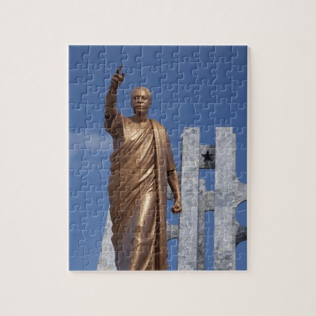 Puzzle África, Ghana, Acra. Mausoleo de Nkrumah, final (Vertical)