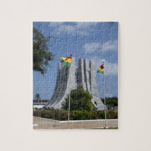 Puzzle África, Ghana, Acra. Mausoleo de Nkrumah, últimos