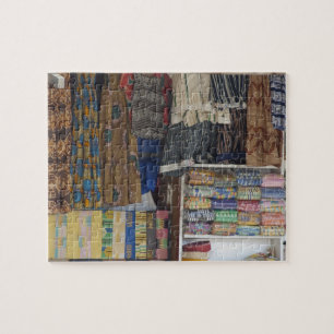 Puzzle África, Ghana, Acra. Textil y artesanía de Acra