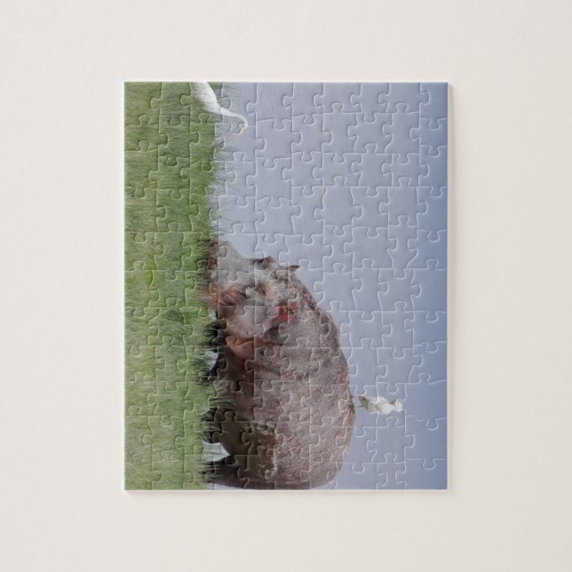 Puzzle África - Hippo (Vertical)