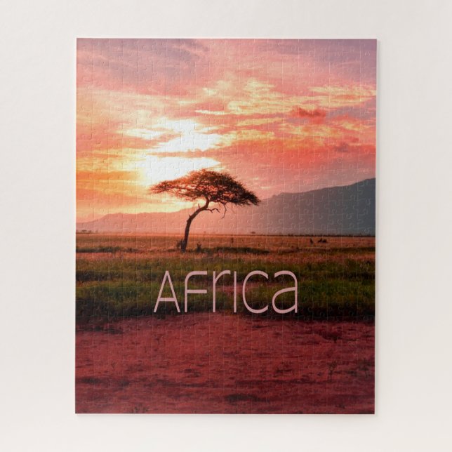 Puzzle Africa Sunset Africa (Vertical)