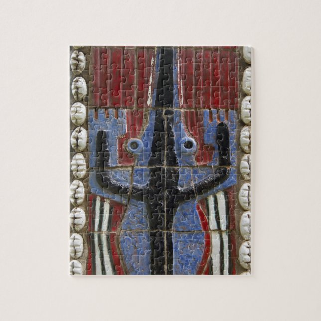 Puzzle África, Togo, Kpalime. Centro de artesanía artesan (Vertical)