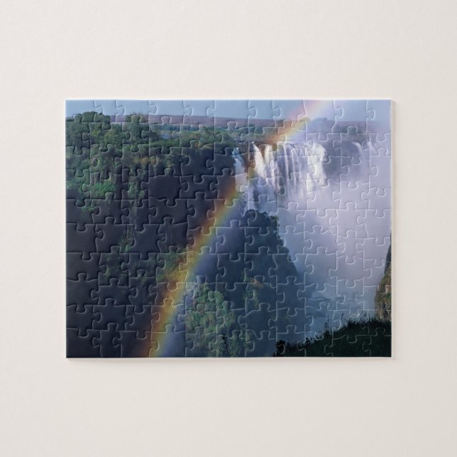 Puzzle África, Zimbabue. Cataratas Victoria (Horizontal)