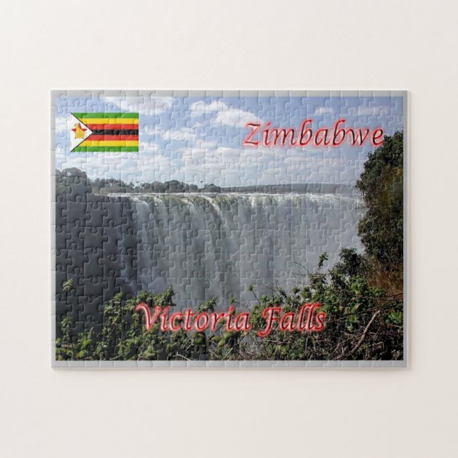 Puzzle África - Zimbabwe - Cataratas Victoria (Horizontal)