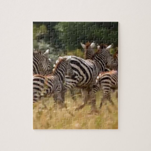 Puzzle African Zebra cool stuff Hakuna Matata Gifts (Vertical)