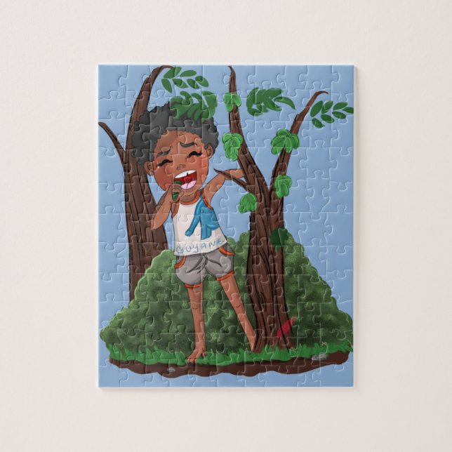 Puzzle ¡Afro boy! (Vertical)