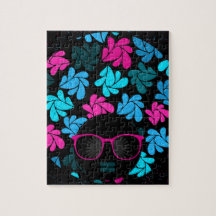 Afro Diva Turquesa y Rosa Caliente