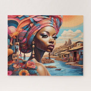 Puzzle Afrofuturismo :Vibrante belleza y patrimonio afric