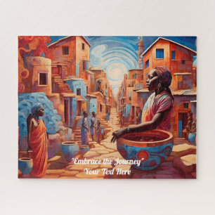 Puzzle Afrofuturismo :Vibrante belleza y patrimonio afric