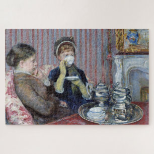 Puzzle Afternoon Tea, Mary Cassatt