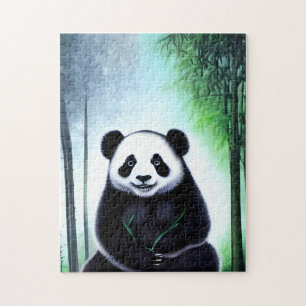 Puzzle Agradable, Cuidadoso Oso Panda