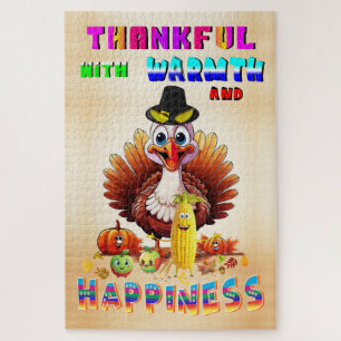 Puzzle Agradecido Con Calidez Y Felicidad