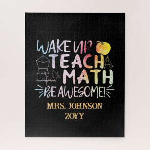 Puzzle Agradecimiento al profesor de matemáticas - Sé inc