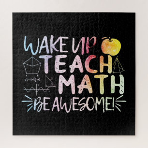 Puzzle Agradecimiento al profesor de matemáticas - Sé inc