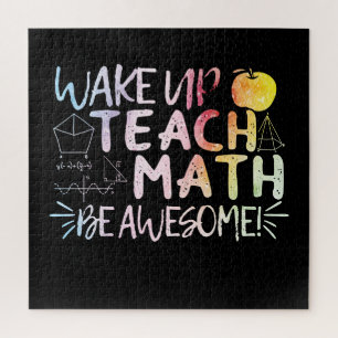 Puzzle Agradecimiento al profesor de matemáticas - Sé inc