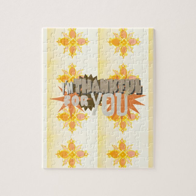 Puzzle Agradecimiento sincero: "Agradecimiento por ti" co (Vertical)