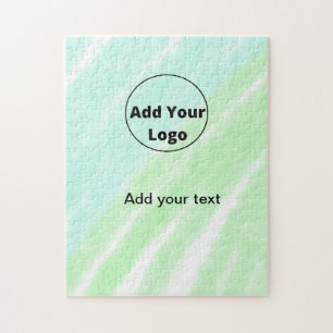 Puzzle agrega tu texto simple minimal personalizado agreg