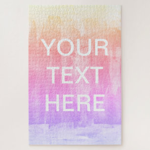 Puzzle Agregar plantilla de texto   Fondo degradado color