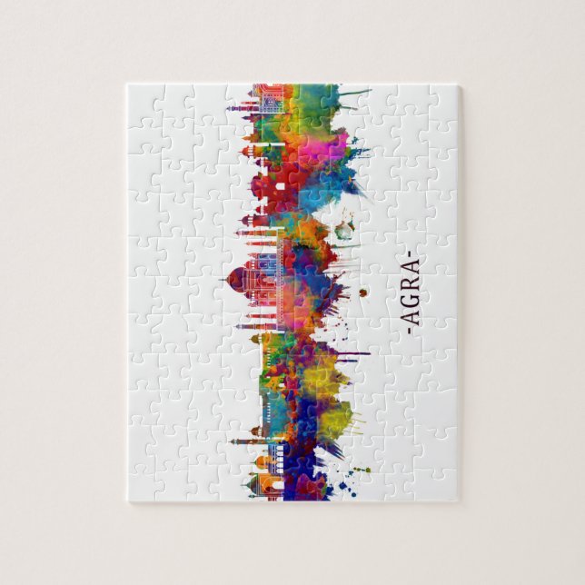 Puzzle Agroa India Skyline (Vertical)