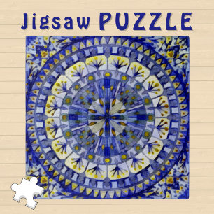 Puzzle Agua azul de la Marina Mosaica Boho -