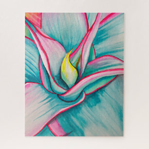 Puzzle Agua de Agave suculenta arte fino