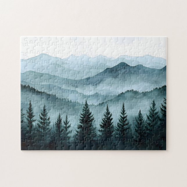 Puzzle Agua de la Cordillera Misty (Horizontal)