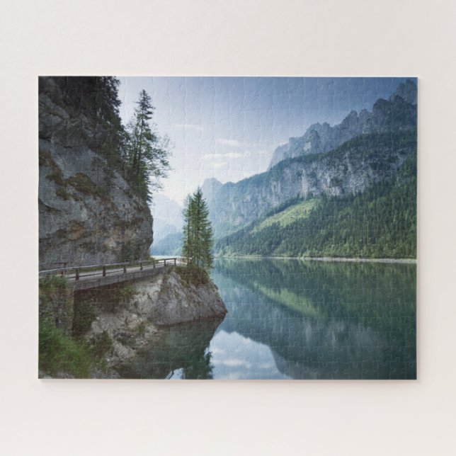 Puzzle Agua | Lago Gosau Salzkammergut Austria (Horizontal)