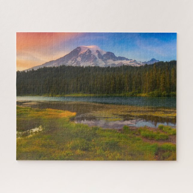Puzzle Agua | Parque nacional del monte Rainier, Washingt (Horizontal)