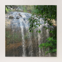 Puzzle agua, romanticismo, paisaje, plantas, cascada, asi