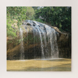 Puzzle agua, romanticismo, paisaje, plantas, cascada, asi