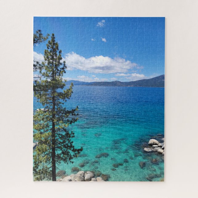 Puzzle Agua transparente del lago Tahoe (Vertical)