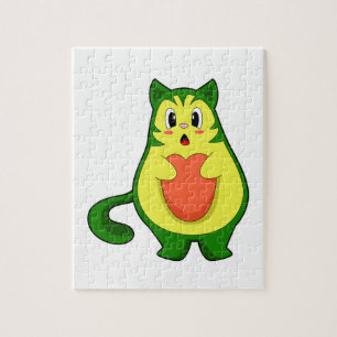 Puzzle Aguacate de gato