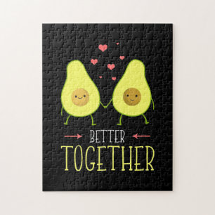 Puzzle Aguacate mejor juntos