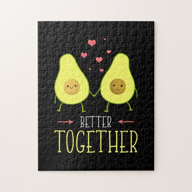 Puzzle Aguacate mejor juntos (Vertical)