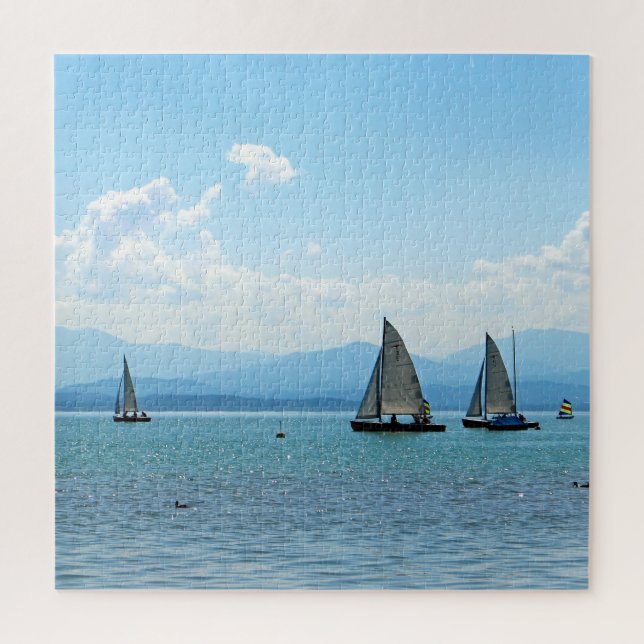 Puzzle Aguas azules navegables (Vertical)